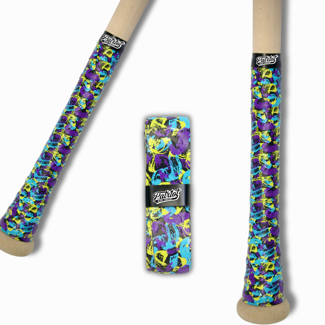thumbnail interactive-video image 1 of Vulcan Purple Night Bat Grip - 1.75mm Thickness For Baseball & Softball Bats 1 of 14