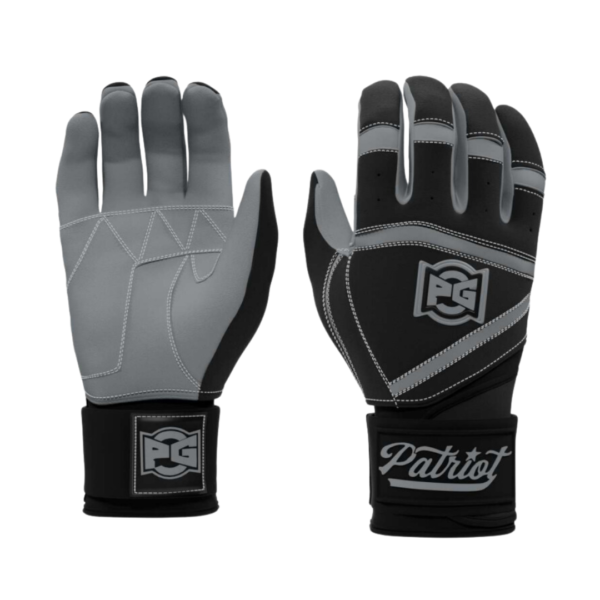 360* Pro Cabretta Batting Gloves (Black + Grey)