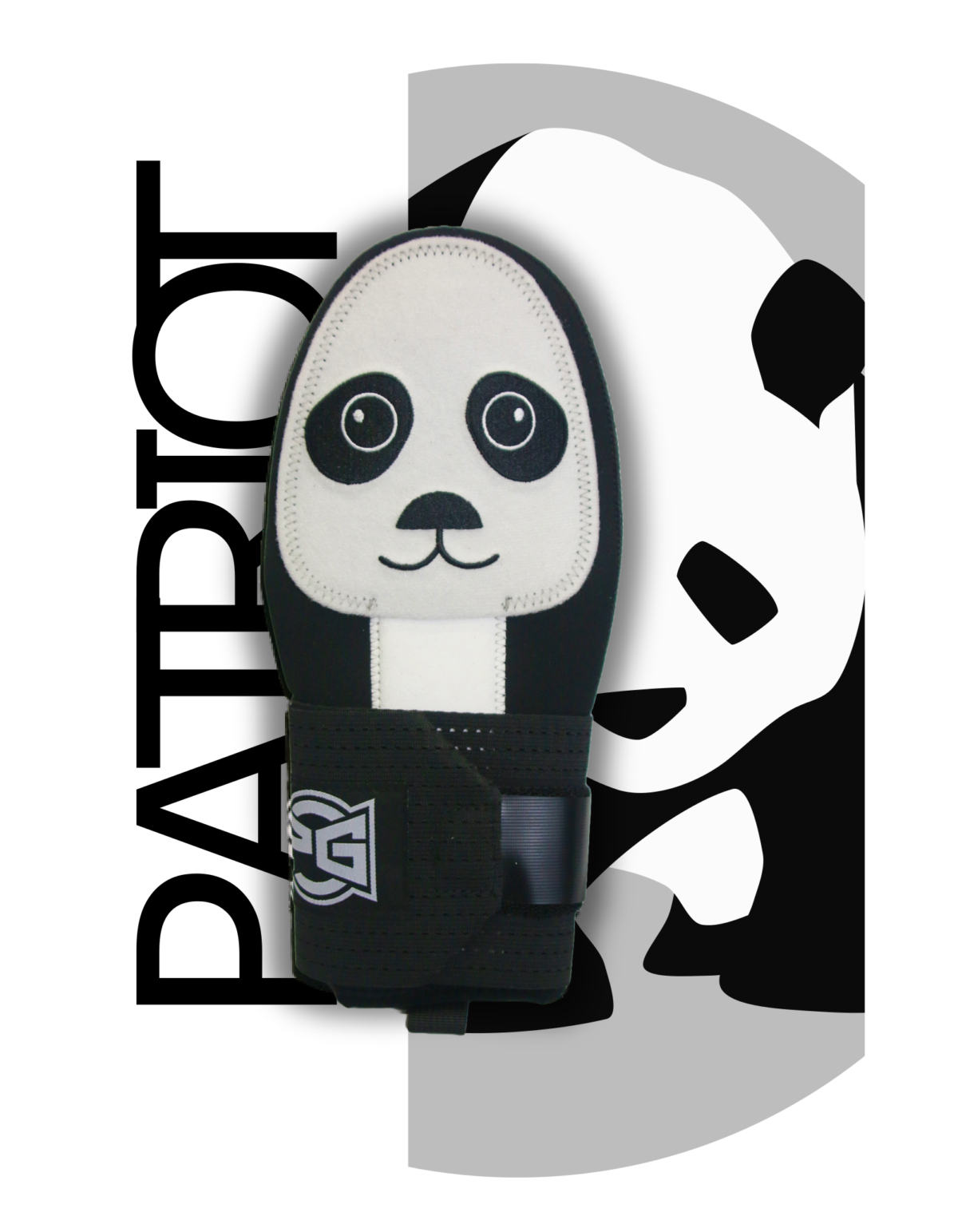 panda sliding mitt
