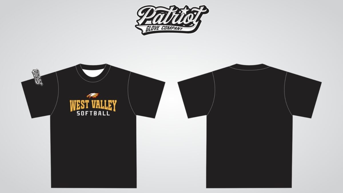 West Valley Softball T Shirt (Black)