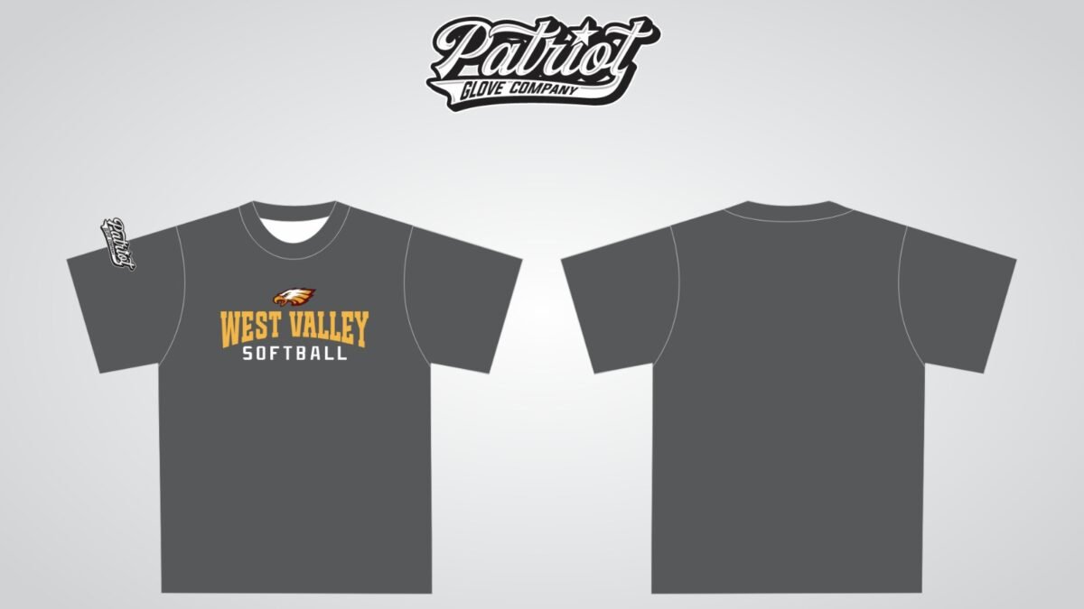 West Valley Softball T Shirt (Grey)