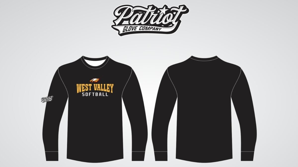 West Valley Softball Long Sleeve Shirt (Black)