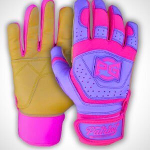 SHORT CUFF Pro Cabretta Batting Gloves (Lavender)