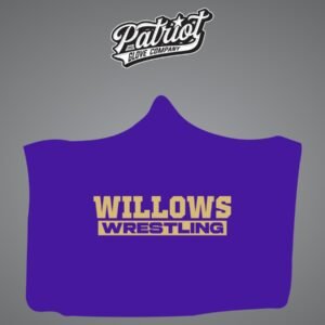 Willows Wrestling Plush HEAVY Duty Fan Blanket (HOODED)