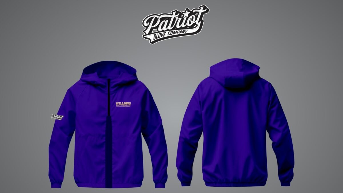 Willows Wrestling 1/4 Zip Breaker/Rain Jacket