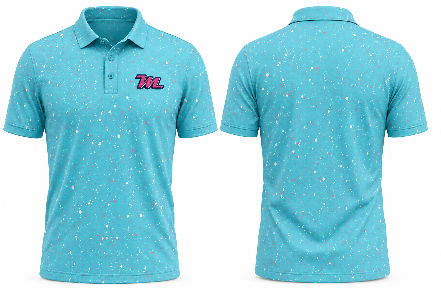 Athletic Polo – Splatter